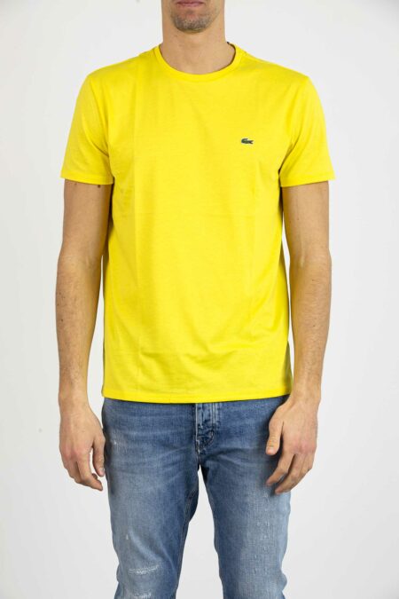 LACOSTE-T-SHIRT GIROCOLLO IN JERSEY-LCTH6709 GIA 7