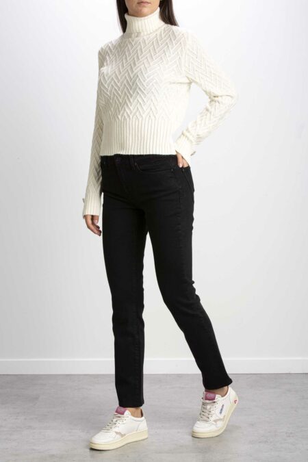 7 FOR ALL MANKIND-JEANS ROXANNE NOIR-FORJSWXA200NO NERO 30