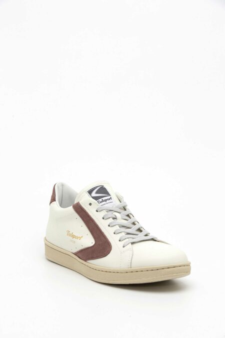 VAL SPORT-SNEAKERS TOURNAMENT NAPPA SUEDE BIAN/BROWN/ROSE-VALVT2059M BIANCA 45