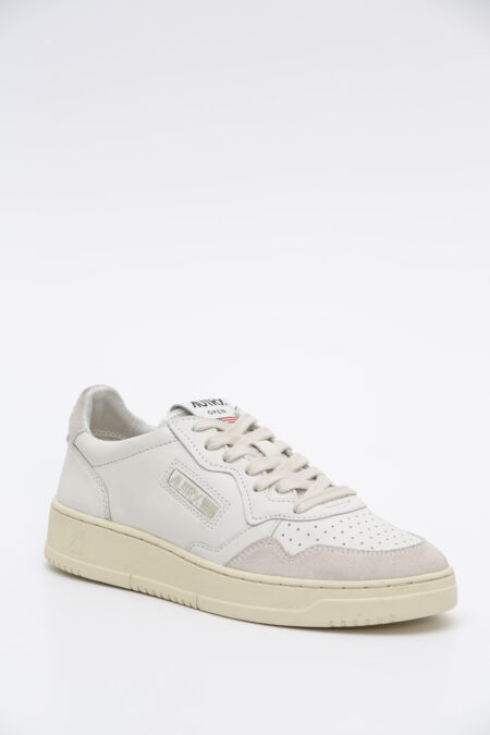 AUTRY-SCARPA OPEN LOW LEAT/LEAT WHITE-AUAOLMCE10P24 WHITE 44