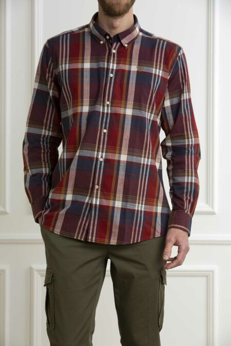 BARBOUR-CAMICIA KIDD TAILORED-BBMSH5295MSH RED XL