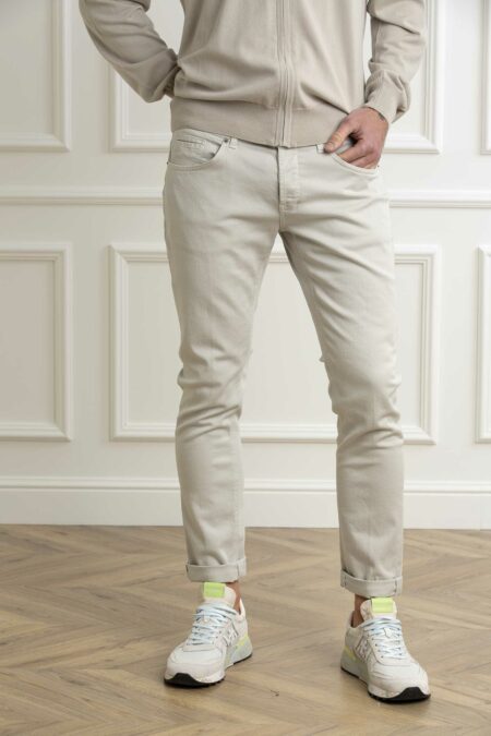 DONDUP-JEANS GEORGE COLORATO PTD-DDUP232BS0030 GRIGIO 34