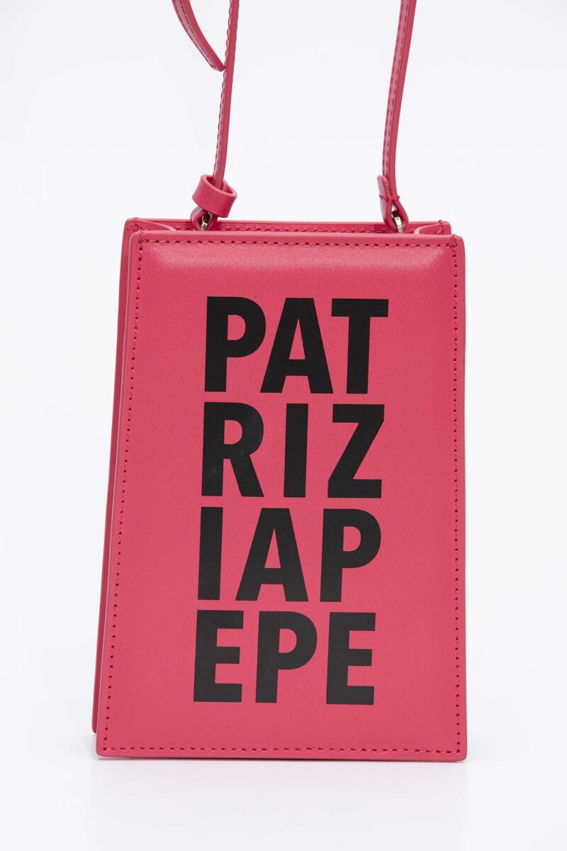 PATRIZIA PEPE-BORSA PELLE-PP8B0052L100 ROSE TU