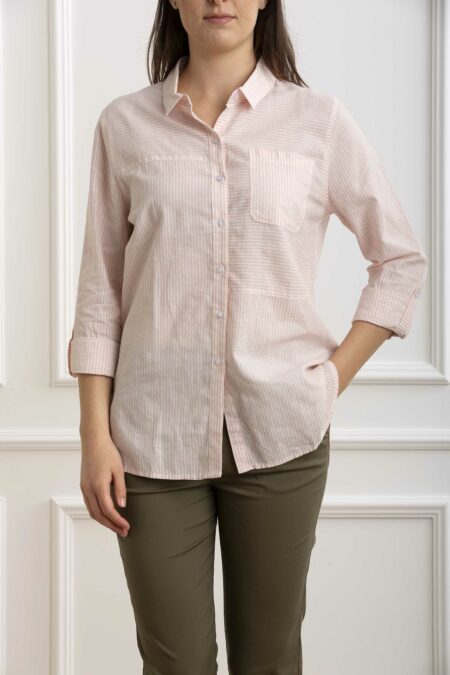 BARBOUR-CAMICIA DONNA BEACHFRONT-BBLSH1402LSH PINK 42