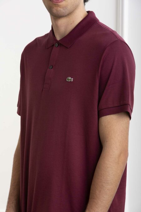 LACOSTE-POLO JERSY MM-LCDH2050P4 BORDO 5