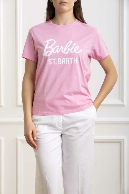 SAINT BARTH-T-SHIRT EMILIE BARBIE-MC2EMI000105556F ROSA XS