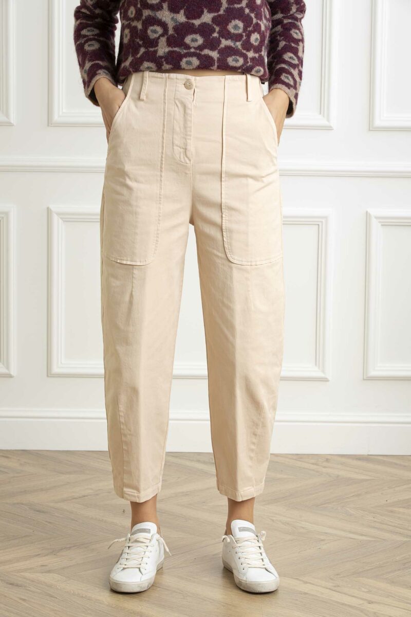 ALESSIA SANTI-PANTALONI-AS421SD25038 BEIGE 44