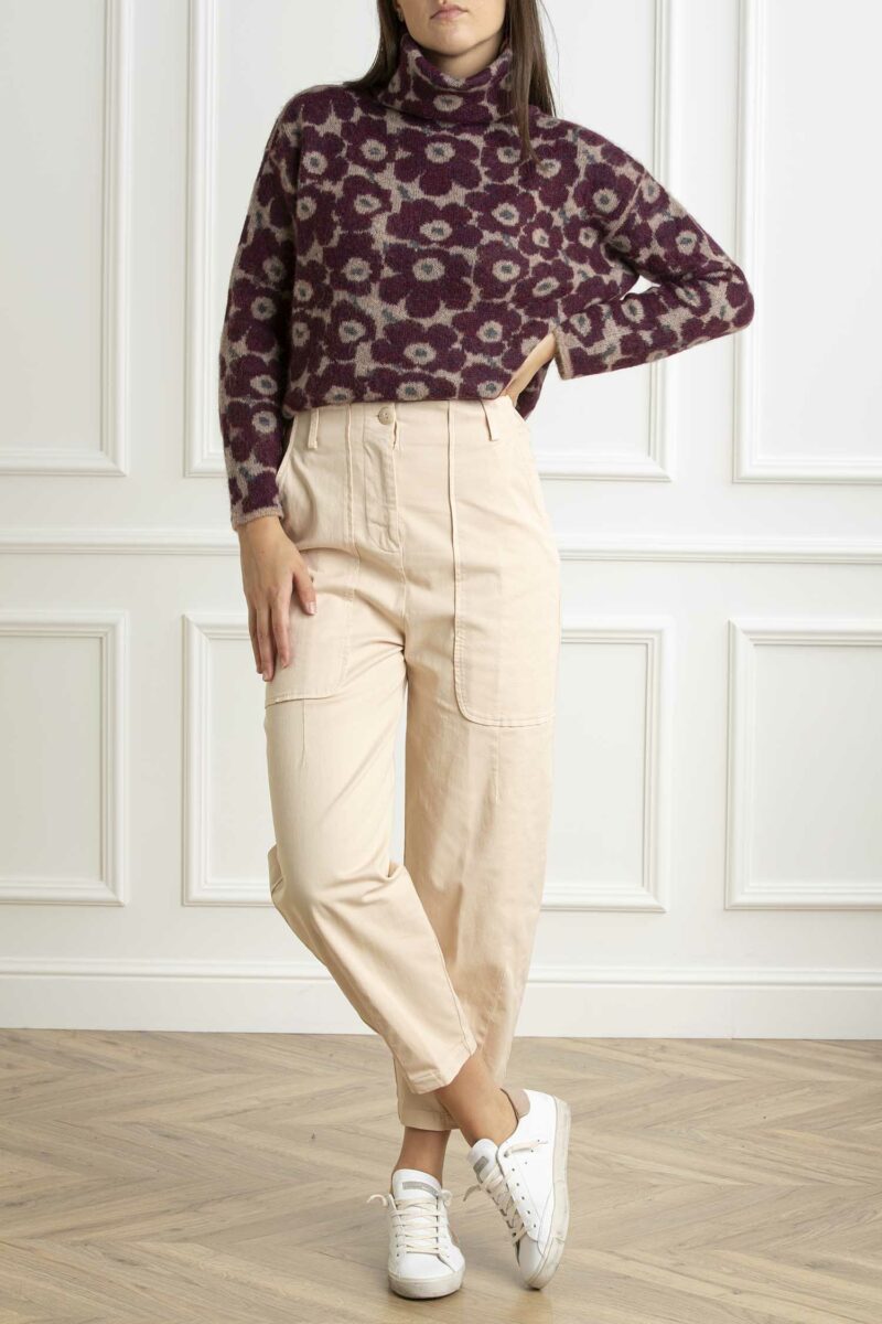 ALESSIA SANTI-PANTALONI-AS421SD25038 BEIGE 44