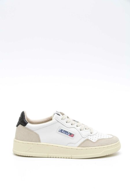 AUTRY-SCARPA L/SUEDE WHT/BLK MEDALIST-AUAULMLS21A24 WHITE 46