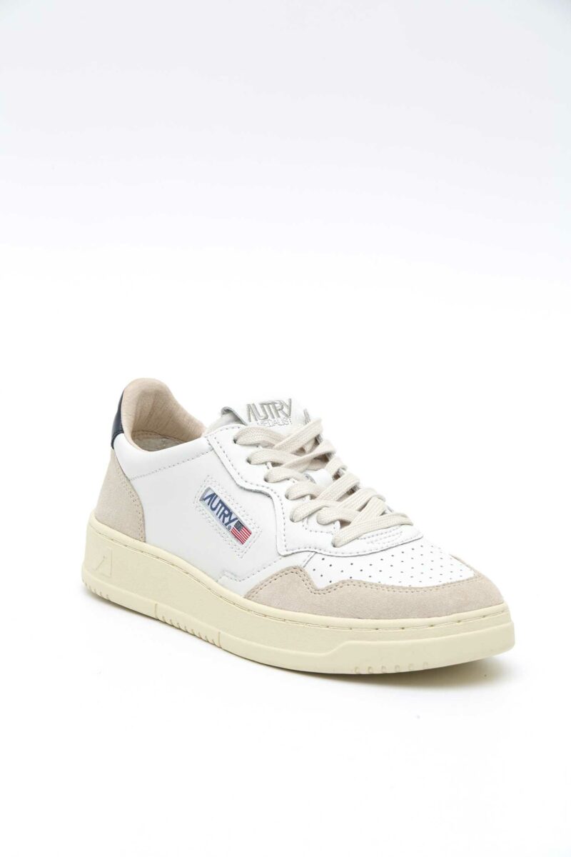 AUTRY-SCARPA L/SUEDE WHT/BLUE MEDALIST-AUAULMLS28A24 WHITE 47