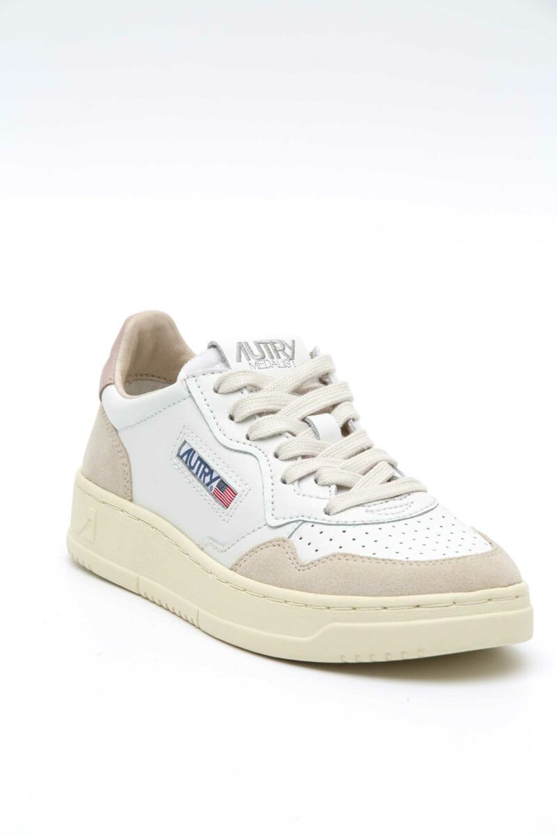 AUTRY-SCARPA L/SUEDE WHT/POW MEDALIST-AUAULWLS37A24 WHITE 41