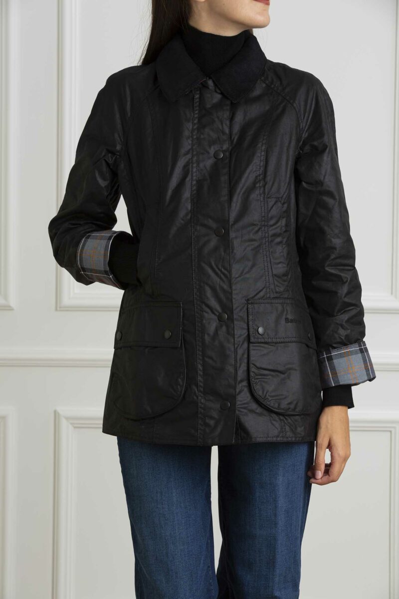 BARBOUR-BEADNELL WAX JACKET-BBLWX0667LWXA4 BLACK 44