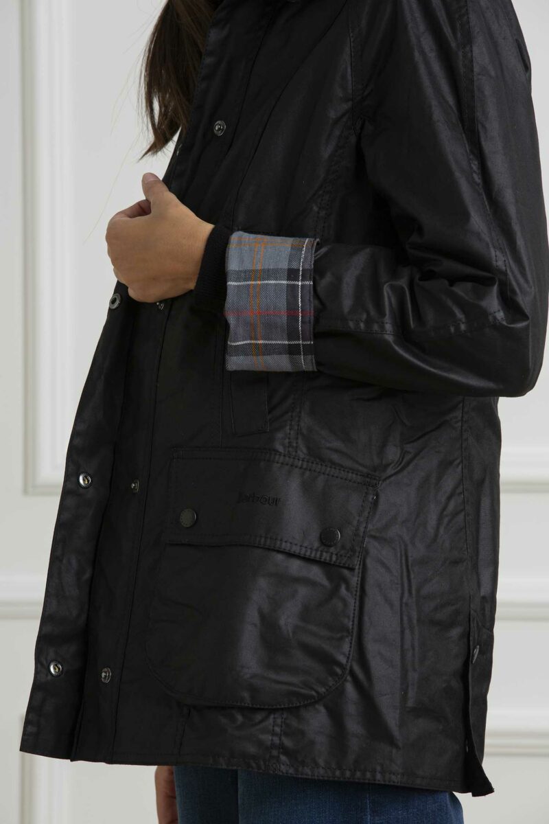 BARBOUR-BEADNELL WAX JACKET-BBLWX0667LWXA4 BLACK 44