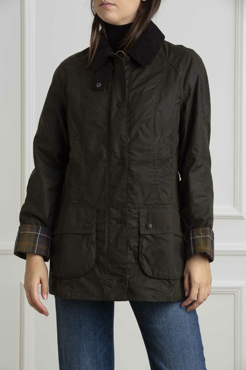 BARBOUR-CLASSIC BEADNELL WAX JACKET-BBLWX0668LWXA4 OLIVE 44