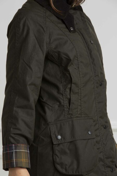 BARBOUR-CLASSIC BEADNELL WAX JACKET-BBLWX0668LWXA4 OLIVE 44