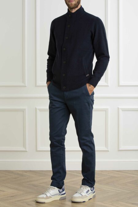 BARBOUR-MAGLIA ESSENTIAL PATCH ZIP-BBMKN0731MKNA4 NAVY L