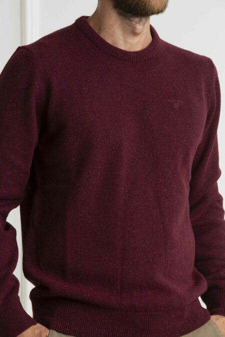 BARBOUR-MAGLIA TISBURY CREW-BBMKN0844MKN RUBY XXL