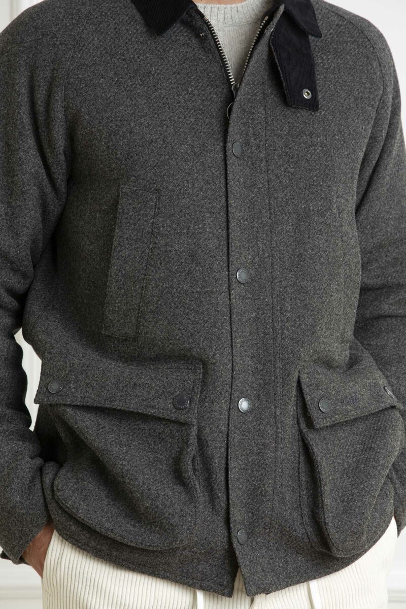 BARBOUR-GIUBBNINO BEDALE WOOL-BBMWO0283MWO CHARCOAL XL