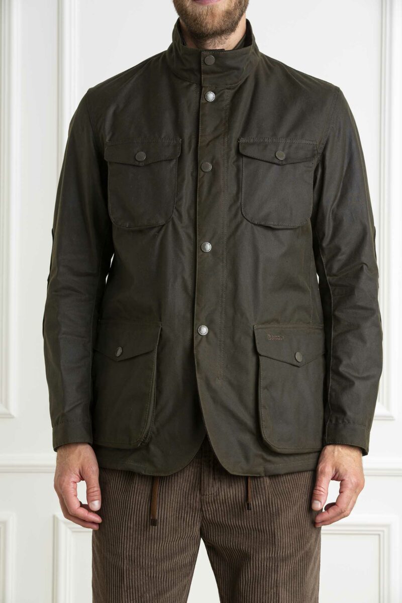 BARBOUR-GIACCA OGSTON WAX-BBMWX0700MWXA4 OLIVE XL