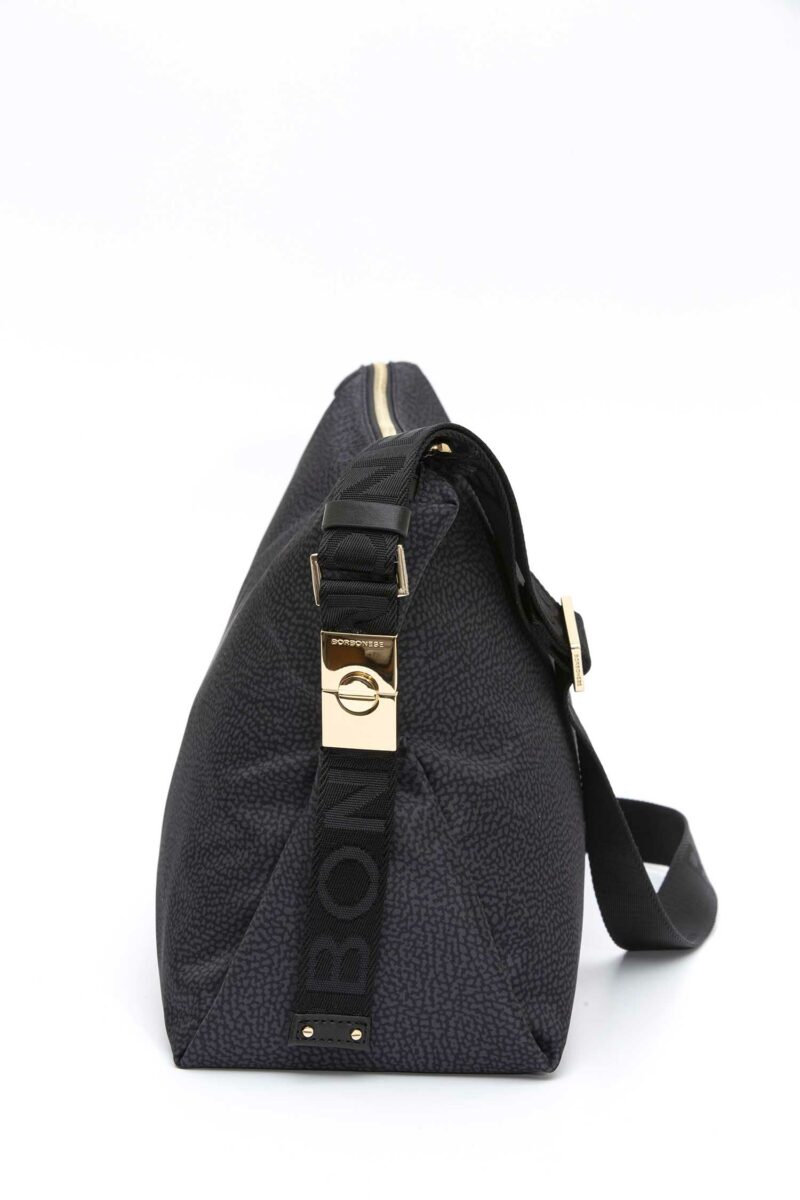 BORBONESE-BORSA CROSS OVER M.-BO933868I15 DARKBLACK TU