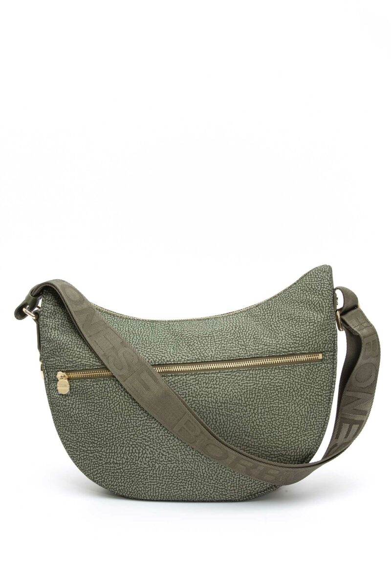 BORBONESE-LUNA BAG MIDDLE-BO934108I15A4 MILITARE TU