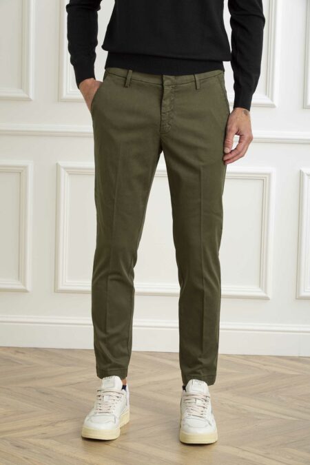 BRO SHIP-PANTALONE TAS. AMERICA MAIAMI CAPRI-BROBSMIA8343F24C MILITARE 36