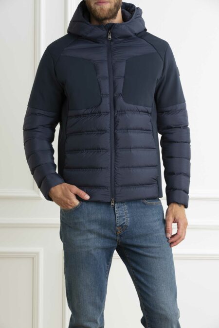 COLMAR ORIGINALS-PIUMINO BIMAT UOMO CAPPUCCIO-COL1286N1WQ NAVY 54