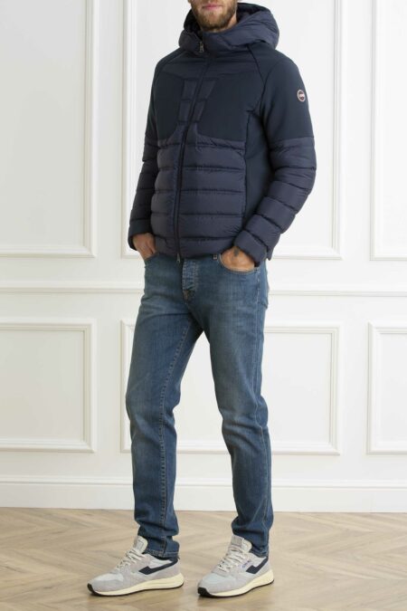 COLMAR ORIGINALS-PIUMINO BIMAT UOMO CAPPUCCIO-COL1286N1WQ NAVY 54