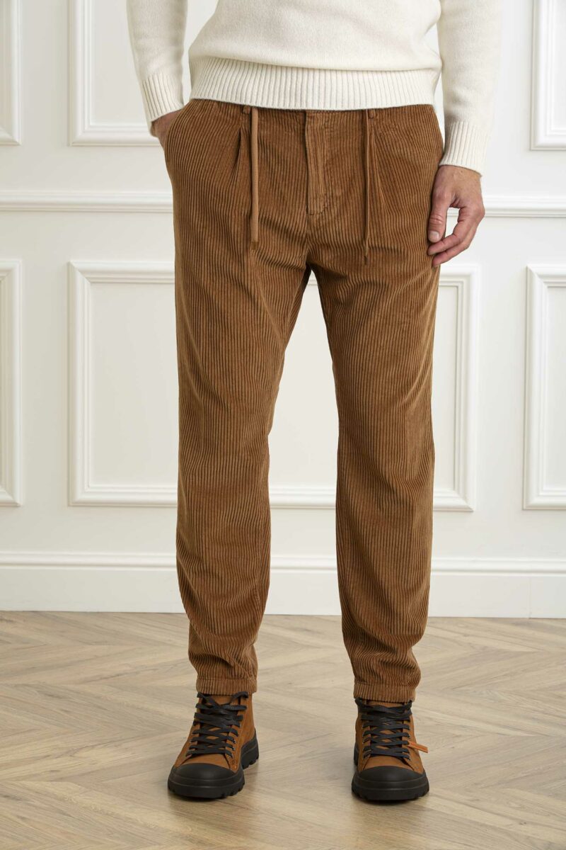 CRUNA-PANTALONE MITTE 1407-CRUMITTE1407 NOCCIOLA 50