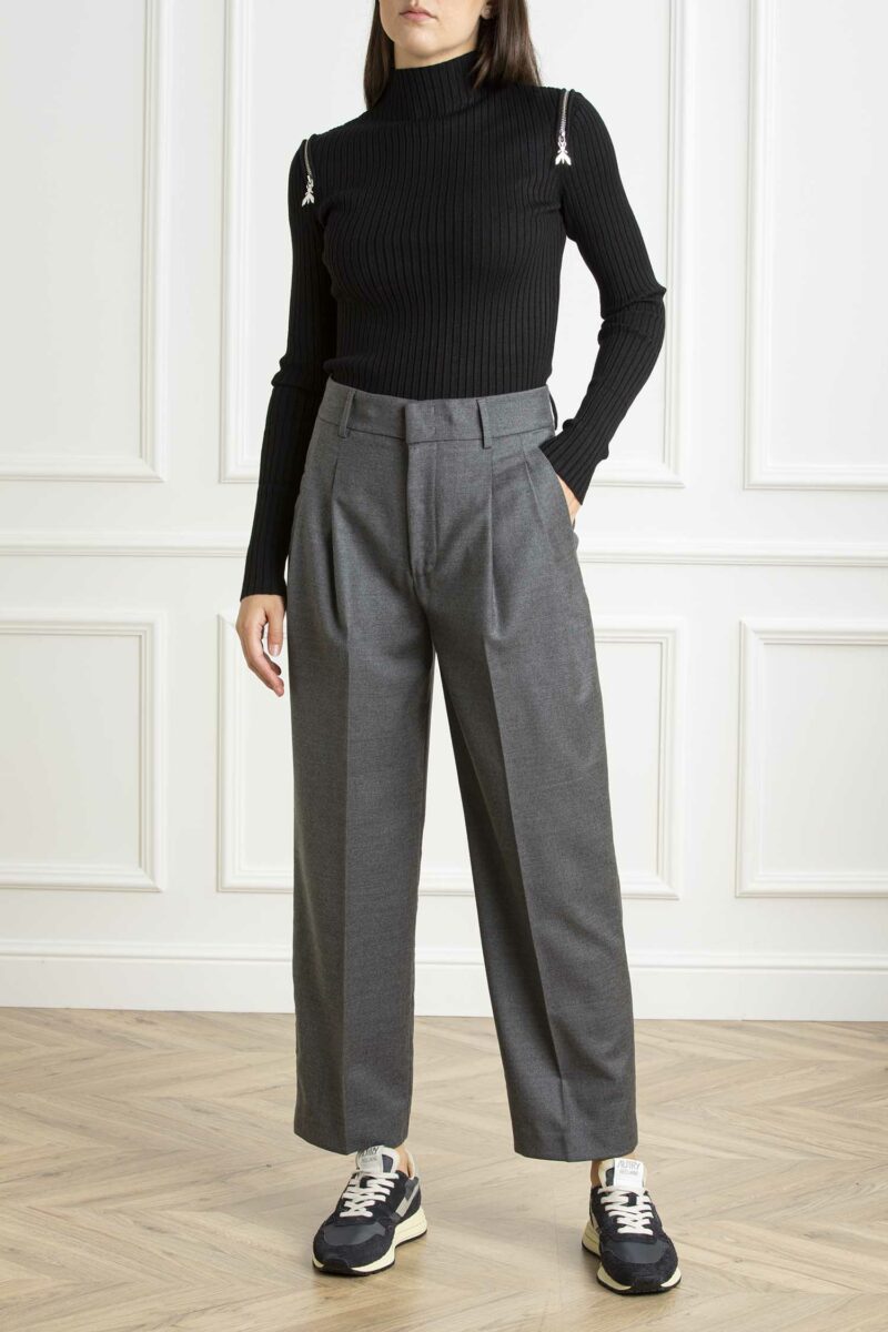 DONDUP-PANTALONE SHERYL XXX-DDDP739WS0105 GRIGIO 29