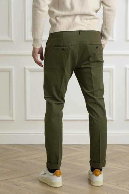 DONDUP-PANTALONE COLOR GAUBERT-DDUP235GSE043PTDA24 VERDE 38