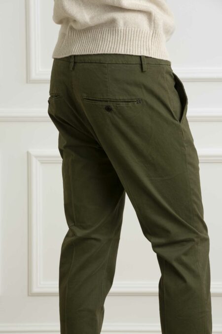 DONDUP-PANTALONE COLOR GAUBERT-DDUP235GSE043PTDA24 VERDE 38