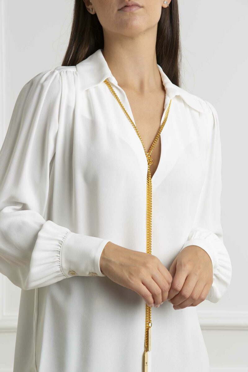 ELISABETTA FRANCHI-CAMICIA-EFCA09346E2 AVORIO 46