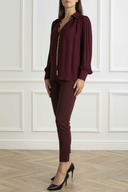 ELISABETTA FRANCHI-CAMICIA-EFCA09346E2 ROUGE 44