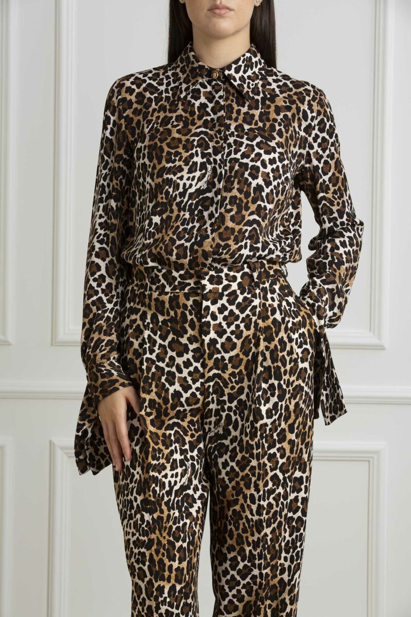 ELISABETTA FRANCHI-CAMICIA FANTASIA-EFCA09547E2 ANIMALIER 44