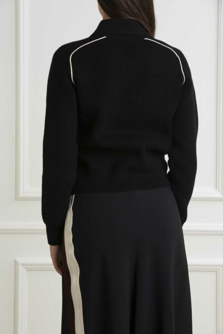 ELISABETTA FRANCHI-MAGLIA TRICOT-EFMK71S46E2 NERO 44