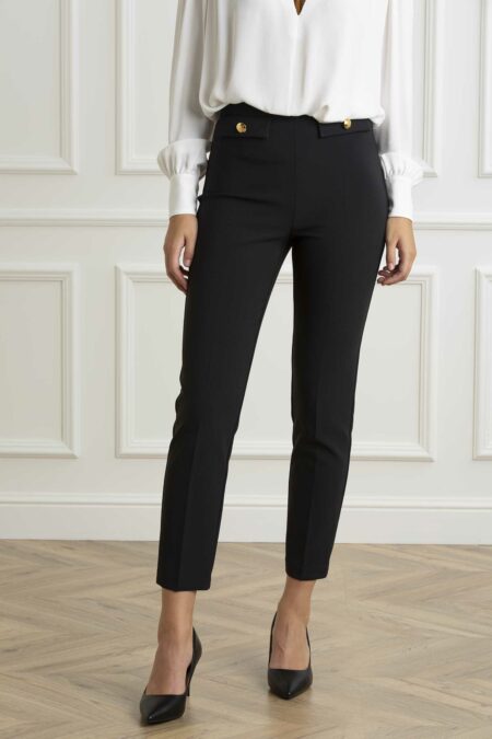 ELISABETTA FRANCHI-PANTALONE-EFPA02446E2 NERO 46