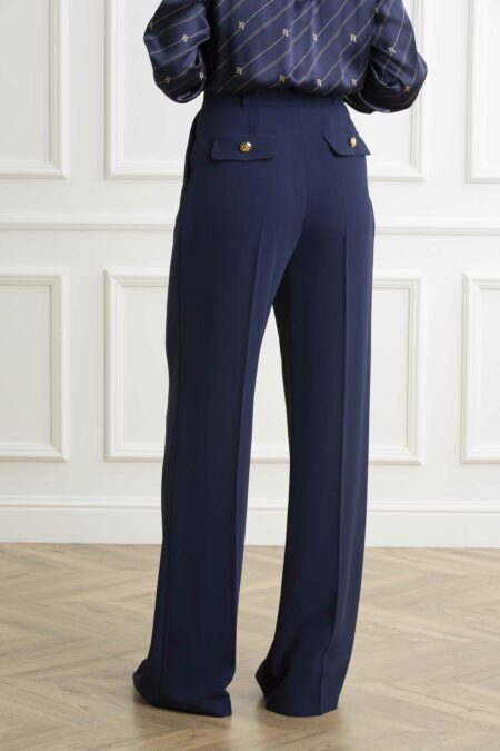 ELISABETTA FRANCHI-PANTALONE-EFPA026446E2 NAVY 44