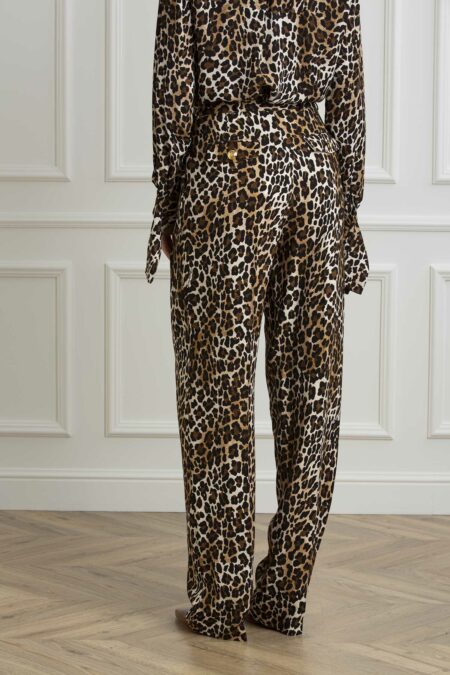 ELISABETTA FRANCHI-PANTALONE DONNA-EFPA05547E2 ANIMALIER 44