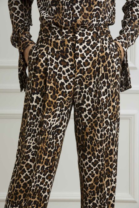 ELISABETTA FRANCHI-PANTALONE DONNA-EFPA05547E2 ANIMALIER 44