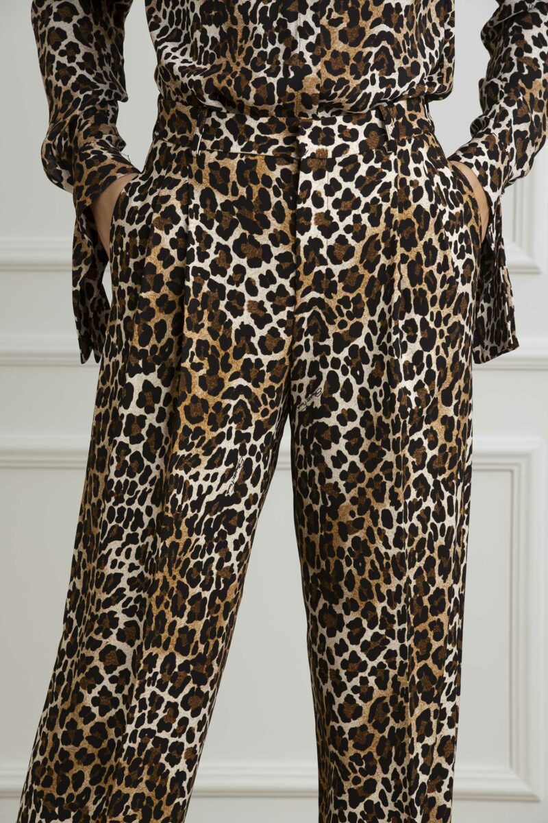 ELISABETTA FRANCHI-PANTALONE DONNA-EFPA05547E2 ANIMALIER 44