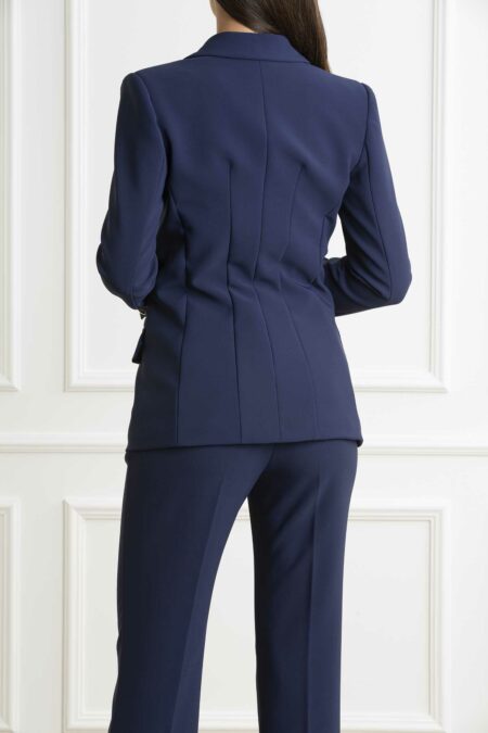 ELISABETTA FRANCHI-GIACCA E PANTALONE-EFTP00346E2 NAVY 46