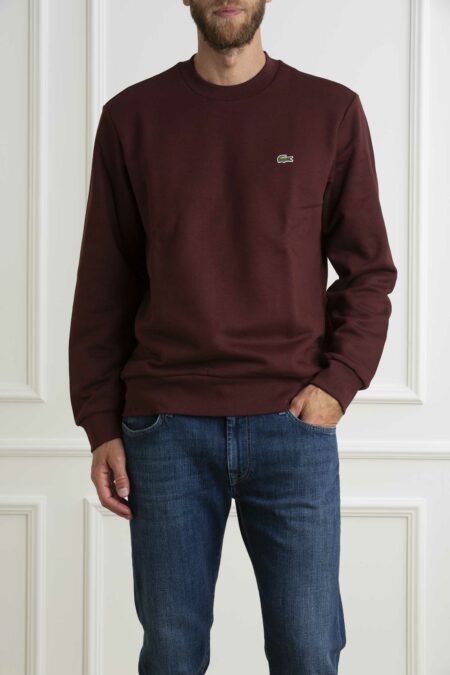 LACOSTE-FELPA UOMO-LCSH9608 BORDO 6