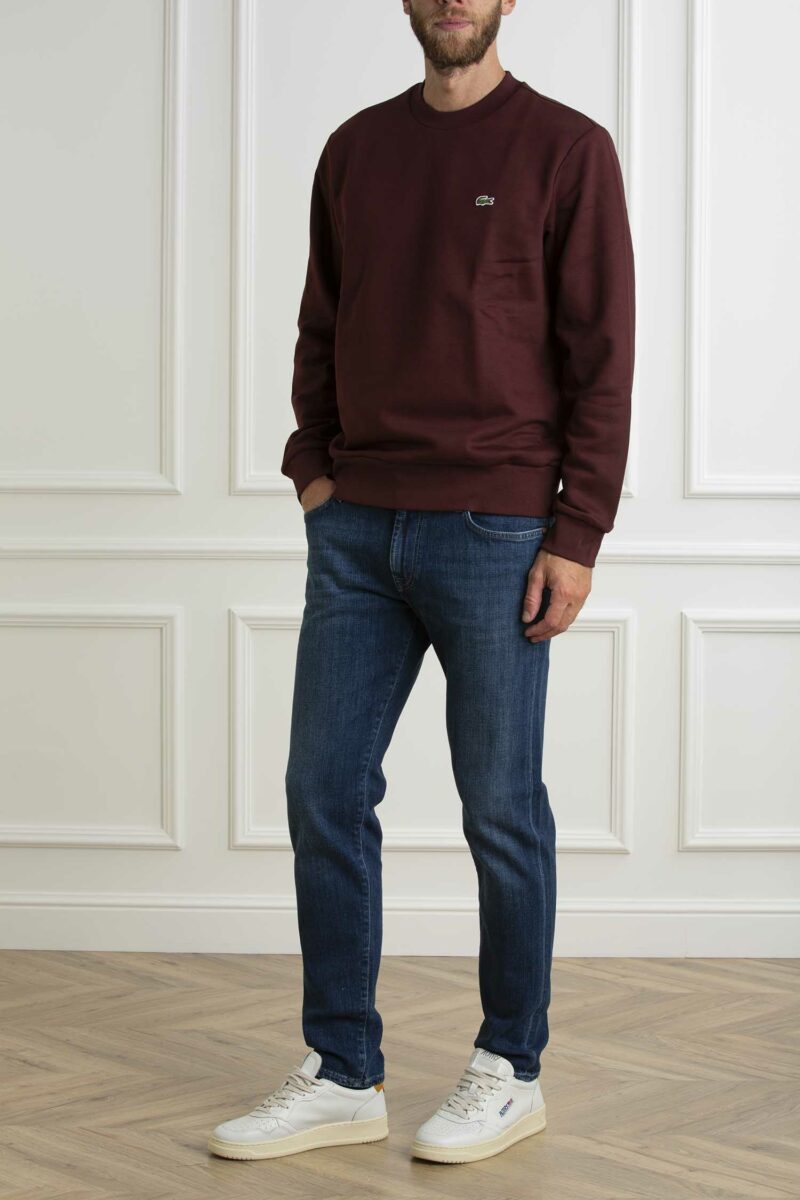 LACOSTE-FELPA UOMO-LCSH9608 BORDO 6