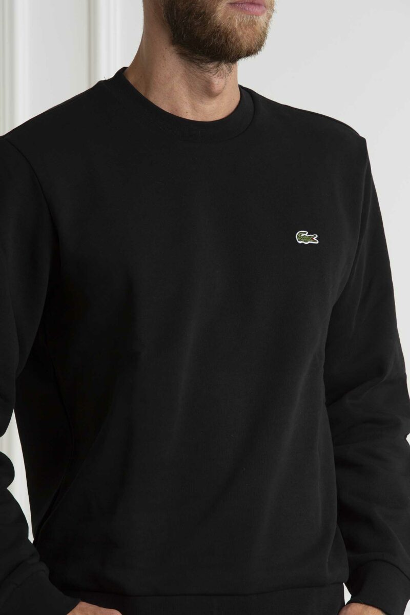 LACOSTE-FELPA UOMO-LCSH9608 NERO 6