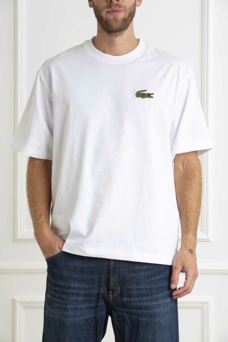 LACOSTE-T-SHIRTS UOMO-LCTH2745 BIANCO 5