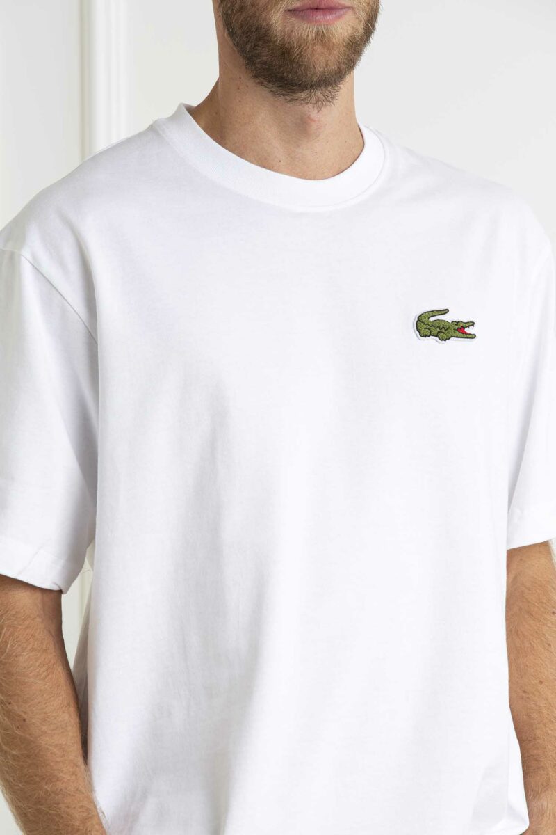 LACOSTE-T-SHIRTS UOMO-LCTH2745 BIANCO 5