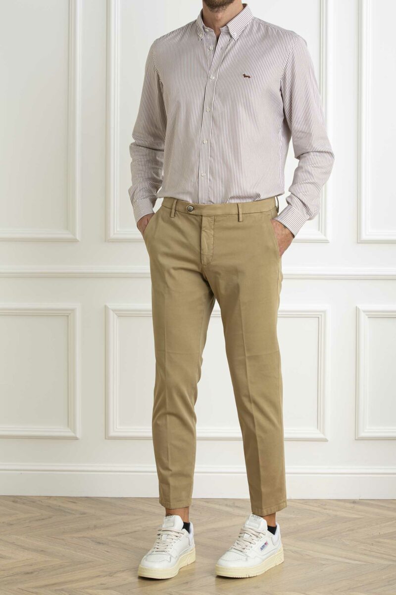 MICHAEL COAL-PANTALONE UOMO ONE MORE-MHMCBRAOMS2500F24C CAMMELLO 38