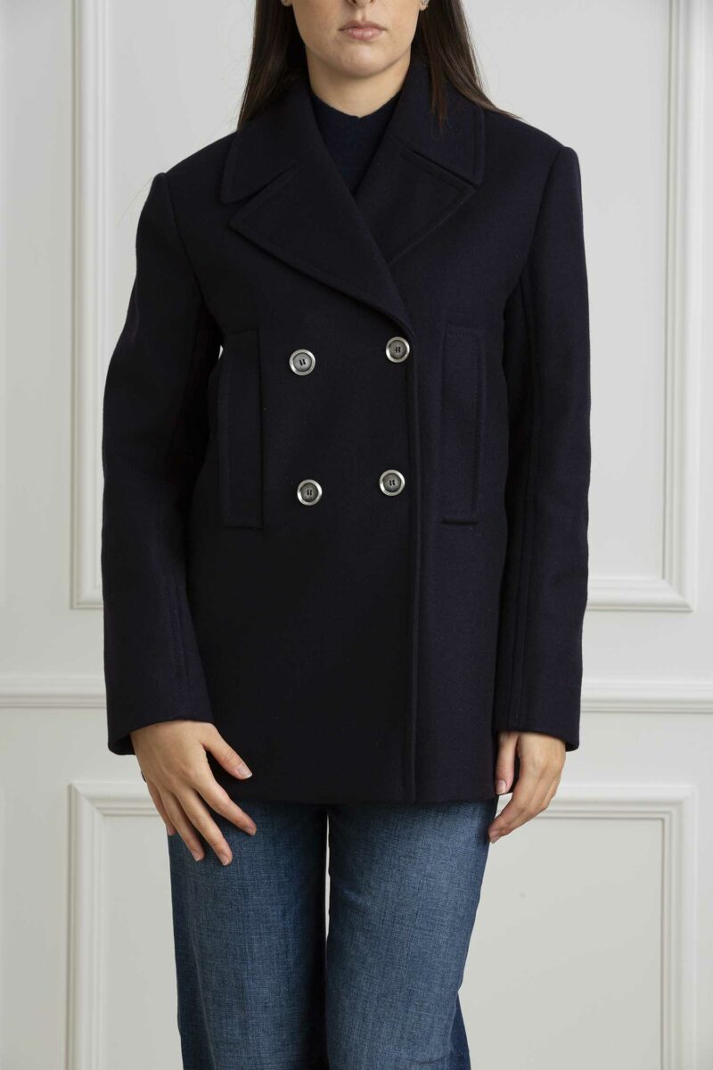 PINKO-CANADA PEACOAT PANNO-PKCANADA BLU 42