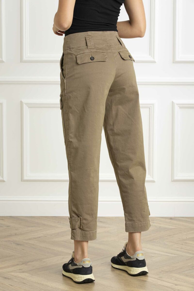 PINKO-PANTALONE GLOBO RASO-PKGLOBO MARRONE 42